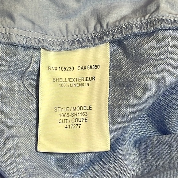 Joie 100% linen shorts, size 12. - Picture 6 of 7